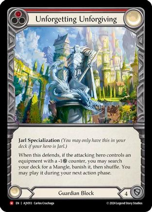 Unforgetting Unforgiving (AJV013) [Armory Deck: Jarl Vetreidi] - Deck Out Gaming