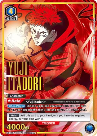 Yuji Itadori (040) (SR***) (Serial Numbered) (UE03BT/JJK-1-040) [Jujutsu Kaisen] Foil - Deck Out Gaming