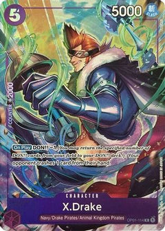 X.Drake (Premium Card Collection -Best Selection Vol. 2-) (OP01-114) [One Piece Promotion Cards] Foil - Deck Out Gaming