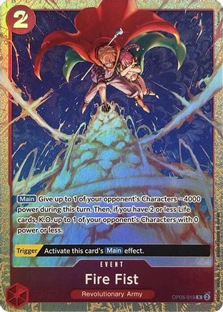 Fire Fist (Premium Card Collection -Best Selection Vol. 2-) (OP05-019) [One Piece Promotion Cards] Foil - Deck Out Gaming