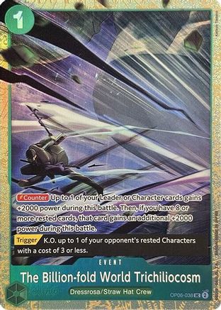 The Billion-fold World Trichiliocosm (Premium Card Collection -Best Selection Vol. 2-) (OP06-038) [One Piece Promotion Cards] Foil - Deck Out Gaming