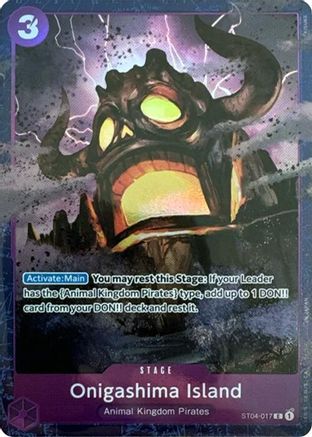 Onigashima Island (Premium Card Collection -Best Selection Vol. 2-) (ST04-017) [One Piece Promotion Cards] Foil - Deck Out Gaming