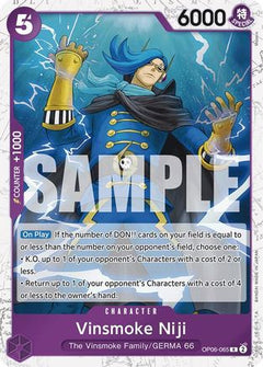 Vinsmoke Niji (OP06-065) (Jolly Roger Foil) (OP06-065) [Premium Booster -The Best-] Foil - Deck Out Gaming