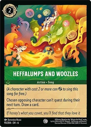 Heffalumps and Woozles (95/204) [Azurite Sea] - Deck Out Gaming