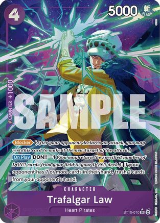 Trafalgar Law (ST10-010) (Alternate Art) (ST10-010) [Premium Booster -The Best-] Foil - Deck Out Gaming
