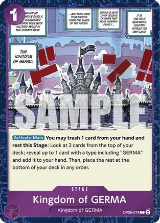 Kingdom of GERMA (Jolly Roger Foil) (OP06-079) [Premium Booster -The Best-] Foil - Deck Out Gaming