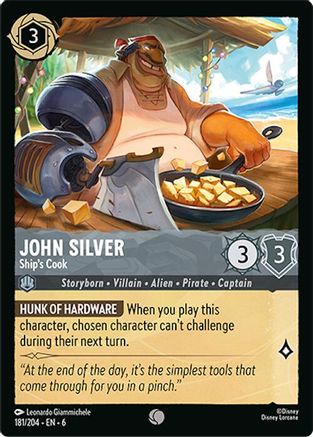 John Silver - Ship's Cook (181/204) [Azurite Sea] - Deck Out Gaming
