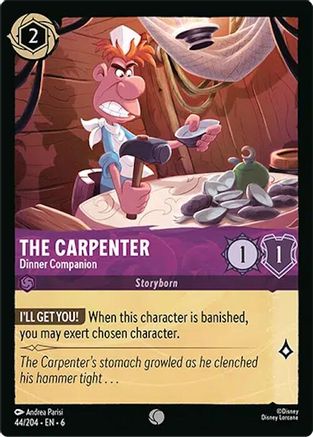 The Carpenter - Dinner Companion (44/204) [Azurite Sea] - Deck Out Gaming