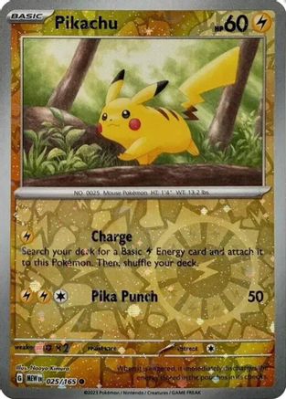 Pikachu - 025/165 (Reverse Cosmos Holo) (Costco Exclusive) (25) [Miscellaneous Cards & Products] Holofoil - Deck Out Gaming