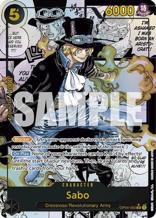 Sabo (OP04-083) (Manga) (OP04-083) [Premium Booster -The Best-] Foil - Deck Out Gaming