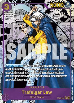 Trafalgar Law (OP05-069) (Manga) (OP05-069) [Premium Booster -The Best-] Foil - Deck Out Gaming