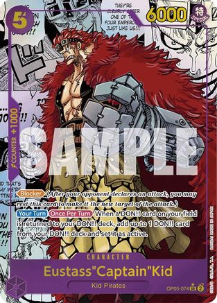 Eustass"Captain"Kid (OP05-074) (Manga) (OP05-074) [Premium Booster -The Best-] Foil - Deck Out Gaming