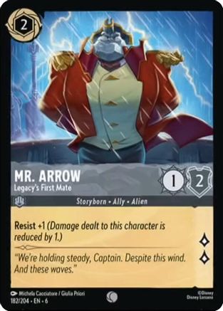 Mr. Arrow - Legacy's First Mate (182/204) [Azurite Sea] Cold Foil - Deck Out Gaming