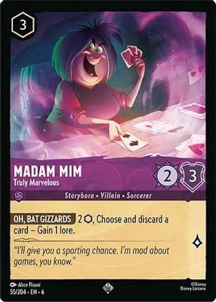Madam Mim - Truly Marvelous (55/204) [Azurite Sea] Cold Foil - Deck Out Gaming