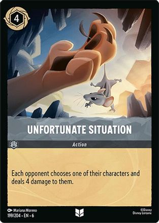 Unfortunate Situation (199/204) [Azurite Sea] - Deck Out Gaming