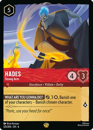 Hades - Strong Arm (125/204) [Azurite Sea] Cold Foil - Deck Out Gaming