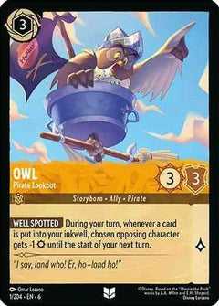Owl - Pirate Lookout (1/204) [Azurite Sea] - Deck Out Gaming
