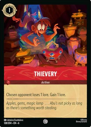 Thievery (128/204) [Azurite Sea] Cold Foil - Deck Out Gaming