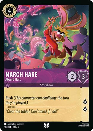 March Hare - Absurd Host (50/204) [Azurite Sea] Cold Foil - Deck Out Gaming