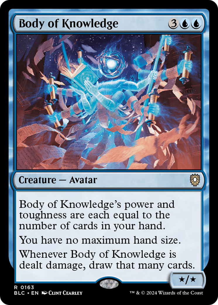Body of Knowledge (163) [Bloomburrow Commander] - Deck Out Gaming