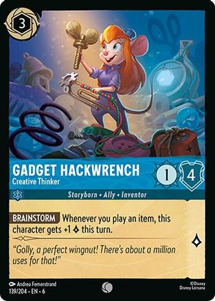 Gadget Hackwrench - Creative Thinker (139/204) [Azurite Sea] - Deck Out Gaming