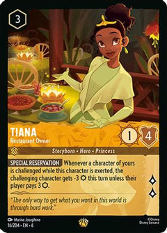 Tiana - Restaurant Owner (16/204) [Azurite Sea] Cold Foil - Deck Out Gaming