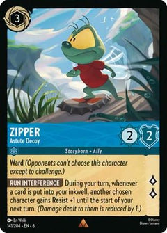 Zipper - Astute Decoy (141/204) [Azurite Sea] Cold Foil - Deck Out Gaming