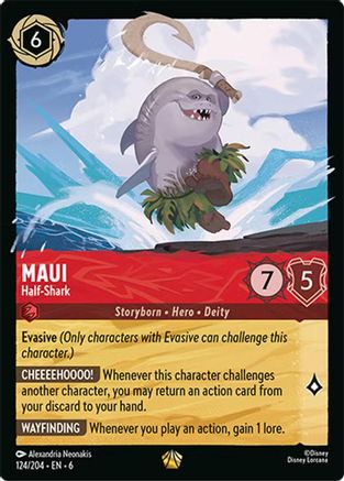Maui - Half-Shark (124/204) [Azurite Sea] - Deck Out Gaming