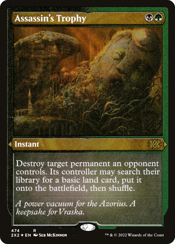 Assassin's Trophy (Foil Etched) (474) [Double Masters 2022] foil - Deck Out Gaming