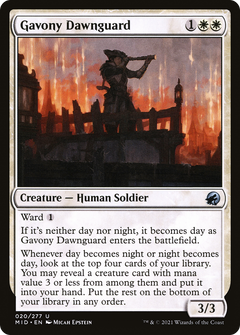 Gavony Dawnguard (20) [Innistrad: Midnight Hunt] - Deck Out Gaming