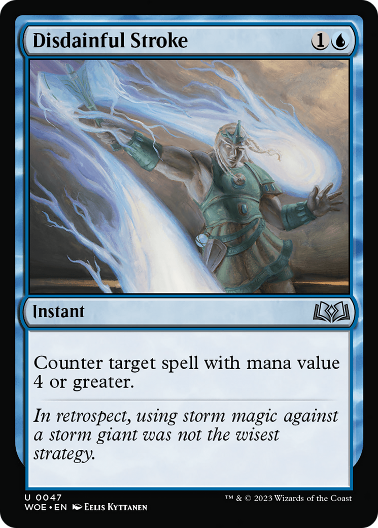 Disdainful Stroke (47) [Wilds of Eldraine] - Deck Out Gaming
