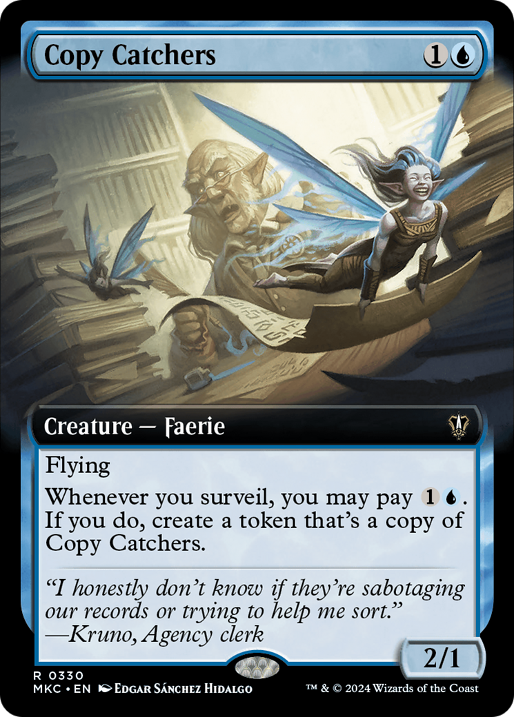 Copy Catchers (Extended Art) (330) [Murders at Karlov Manor Commander] - Deck Out Gaming
