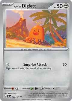 Alolan Diglett (122) [SV08: Surging Sparks] - Deck Out Gaming