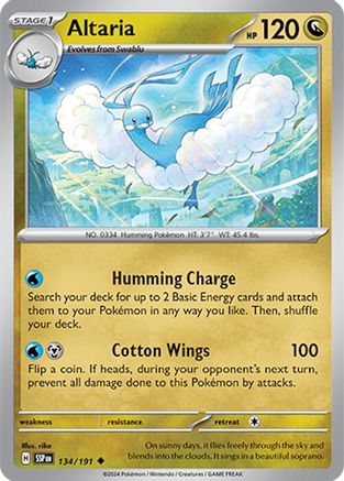 Altaria (134) [SV08: Surging Sparks]