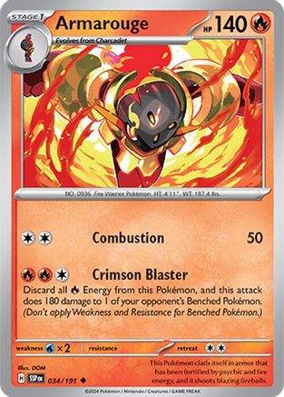 Armarouge (34) [SV08: Surging Sparks] - Deck Out Gaming