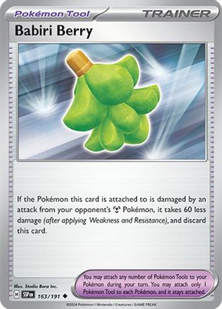 Babiri Berry (163) [SV08: Surging Sparks] - Deck Out Gaming