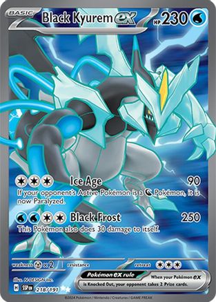 Black Kyurem ex - 218/191 (218) [SV08: Surging Sparks] Holofoil - Deck Out Gaming
