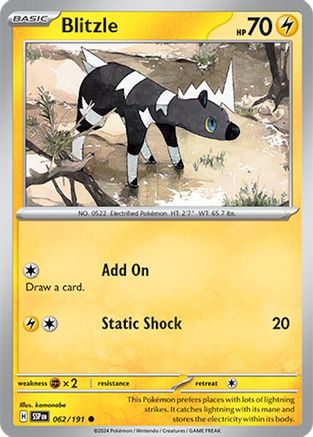Blitzle (62) [SV08: Surging Sparks] - Deck Out Gaming