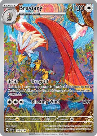 Braviary - 214/191 (214) [SV08: Surging Sparks] Holofoil - Deck Out Gaming