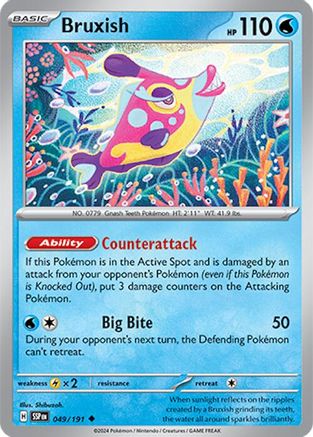 Bruxish (49) [SV08: Surging Sparks] Reverse Holofoil - Deck Out Gaming