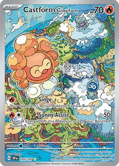 Castform Sunny Form - 195/191 (195) [SV08: Surging Sparks] Holofoil - Deck Out Gaming