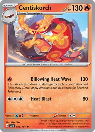 Centiskorch (28) [SV08: Surging Sparks] - Deck Out Gaming