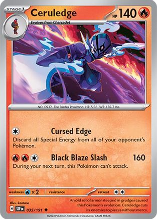 Ceruledge - 035/191 (35) [SV08: Surging Sparks] Reverse Holofoil - Deck Out Gaming
