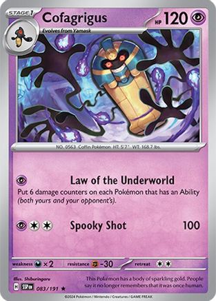 Cofagrigus (83) [SV08: Surging Sparks] Holofoil - Deck Out Gaming