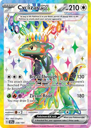 Cyclizar ex - 228/191 (228) [SV08: Surging Sparks] Holofoil - Deck Out Gaming