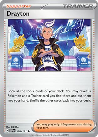 Drayton (174) [SV08: Surging Sparks] Reverse Holofoil