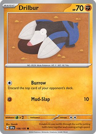 Drilbur (108) [SV08: Surging Sparks] - Deck Out Gaming