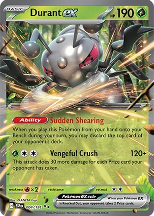 Durant ex (4) [SV08: Surging Sparks] Holofoil