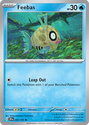 Feebas (41) [SV08: Surging Sparks] Reverse Holofoil