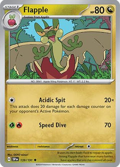 Flapple - 139/191 (139) [SV08: Surging Sparks] Reverse Holofoil - Deck Out Gaming
